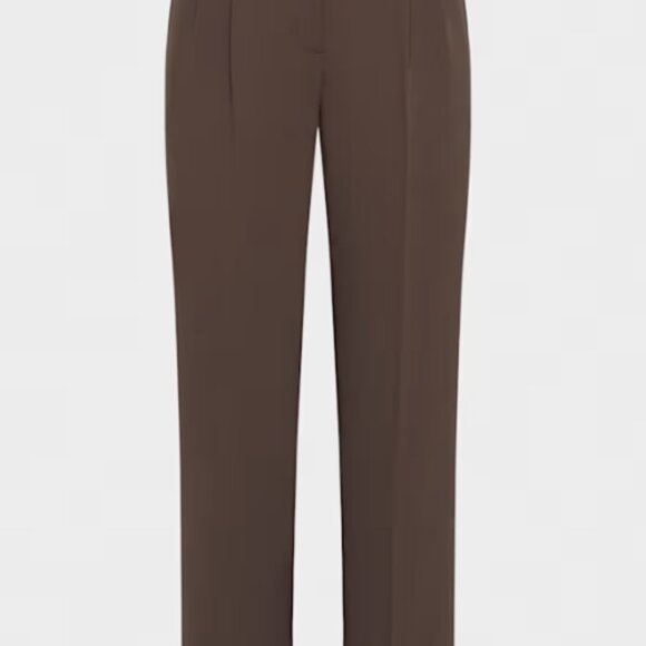 Aritzia Effortless Pant in Rich Mocha Brown - Picture 3 of 7